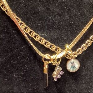 Gold Tone Avon Herringbone Necklace